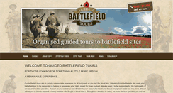 Desktop Screenshot of guidedbattlefieldtours.co.uk
