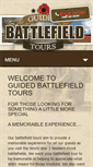 Mobile Screenshot of guidedbattlefieldtours.co.uk